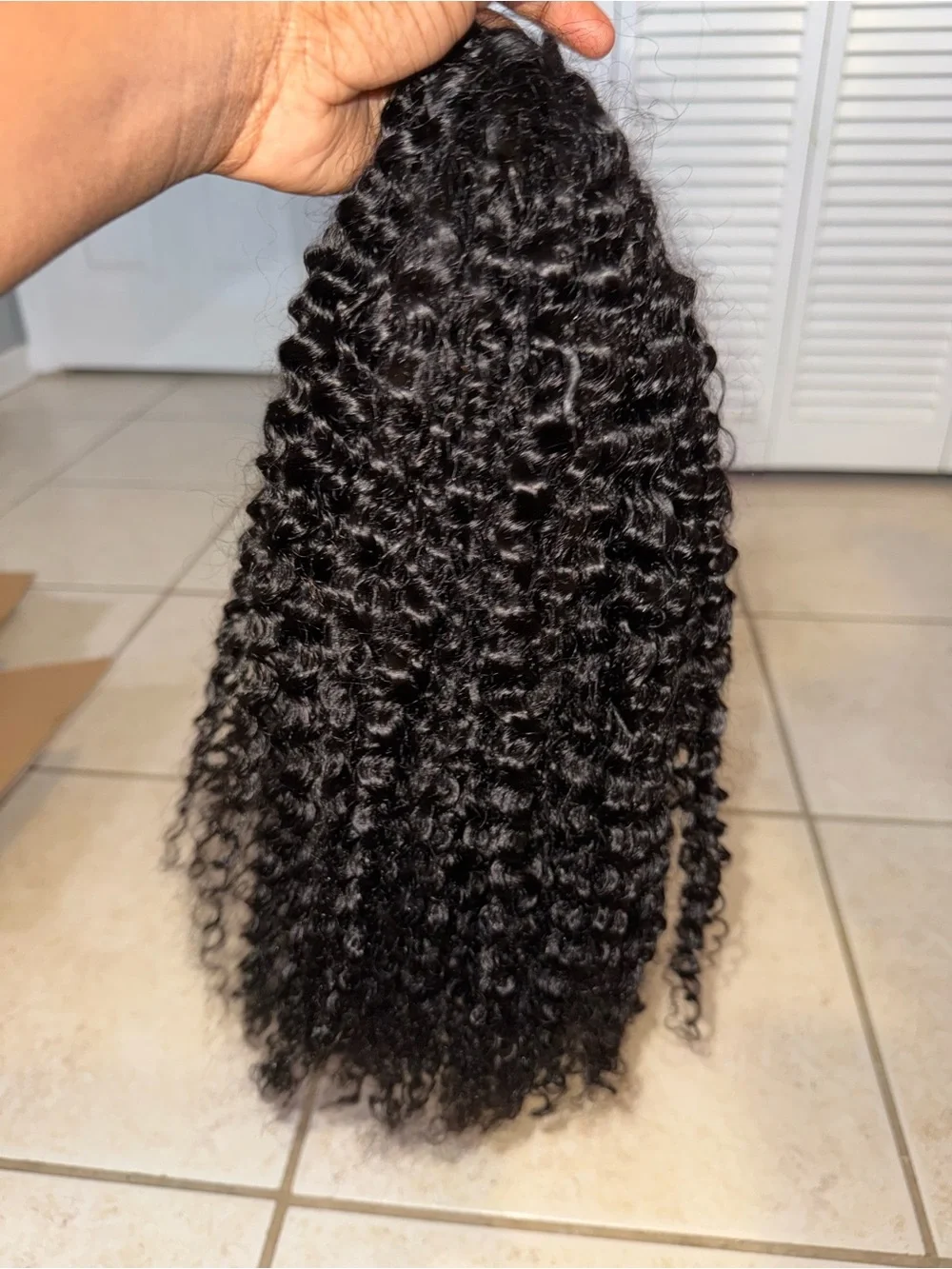 Half wig  Curly human- Women Hair